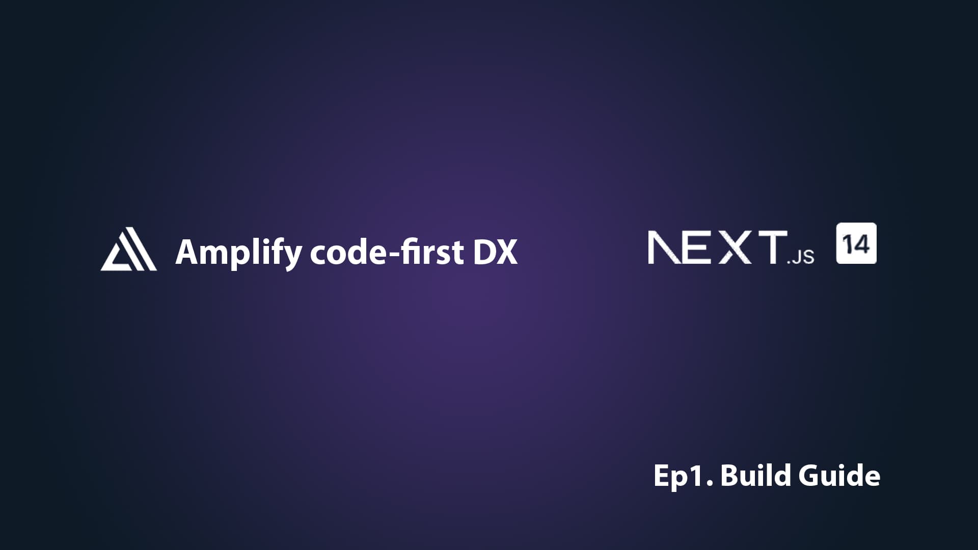 AWS Amplify Gen2 DX | Nextjs14 Fullstack Build
